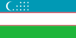 vlajka Uzbekistán