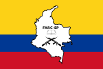 vlajka Revoluční armáda Kolumbie
