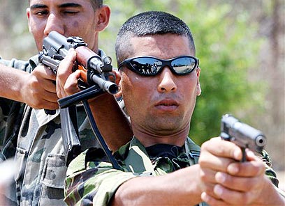 Force 17 during training, Palestine